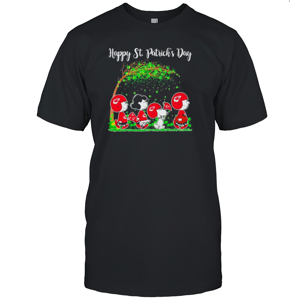 Kansas City Chiefs happy St. Patrick’s Day shirt