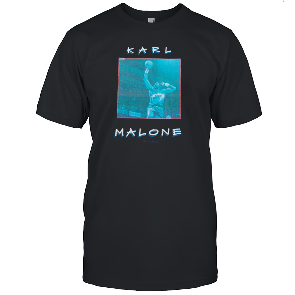 Karl Malone Utah Jazz vintage logo shirt