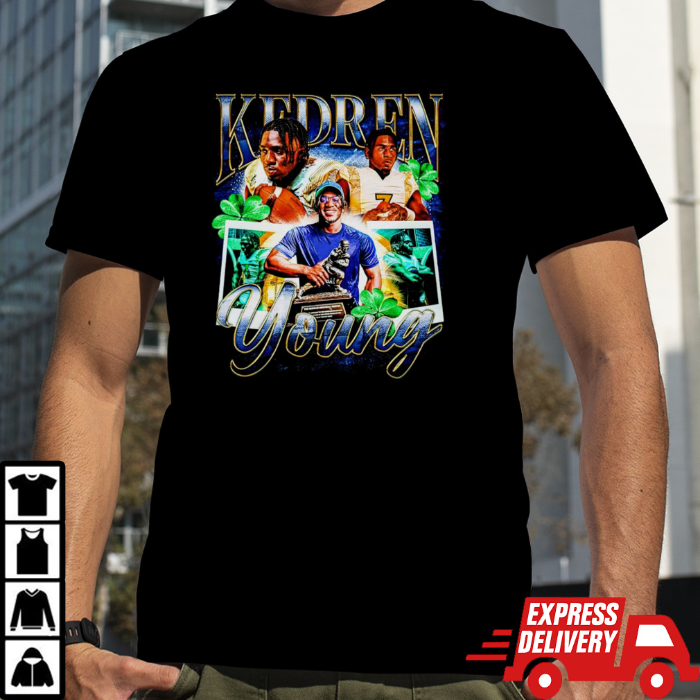 Kedren Young player football graphics shirt