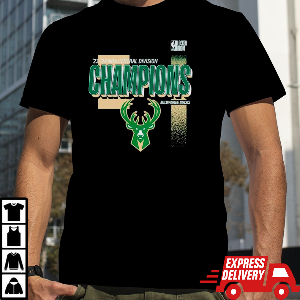 Milwaukee Bucks 2024 Central Division Champions Locker Room shirt