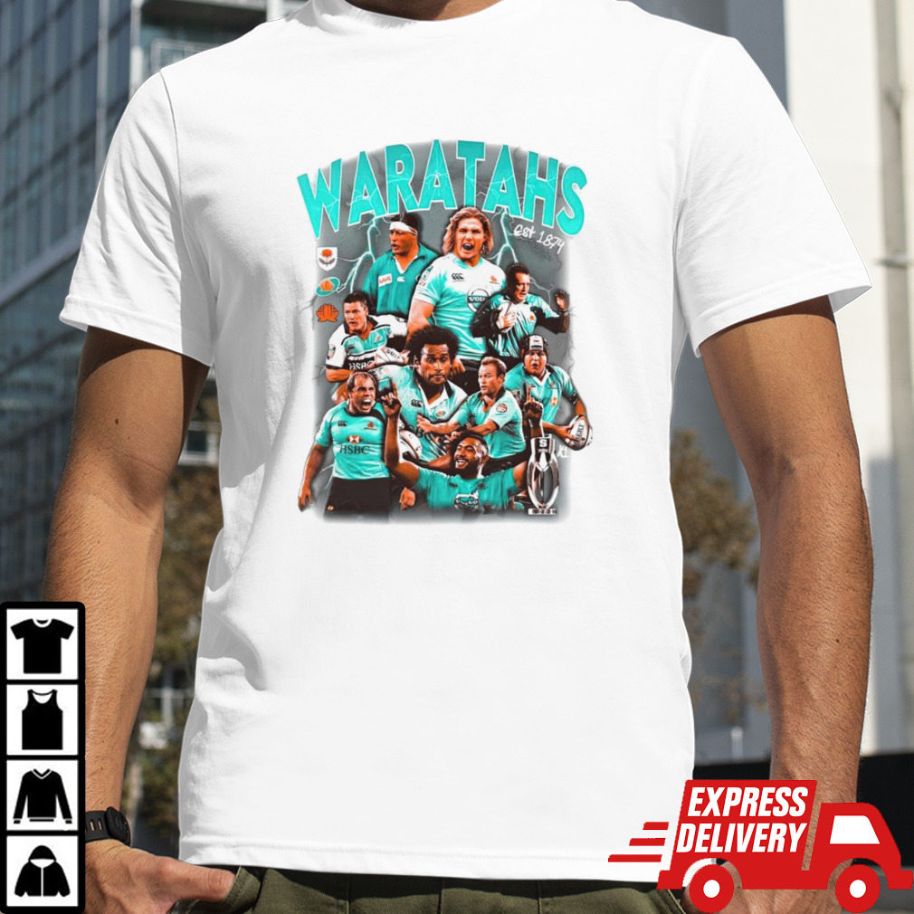 NSW Waratahs Greats By Rugbybloke shirt