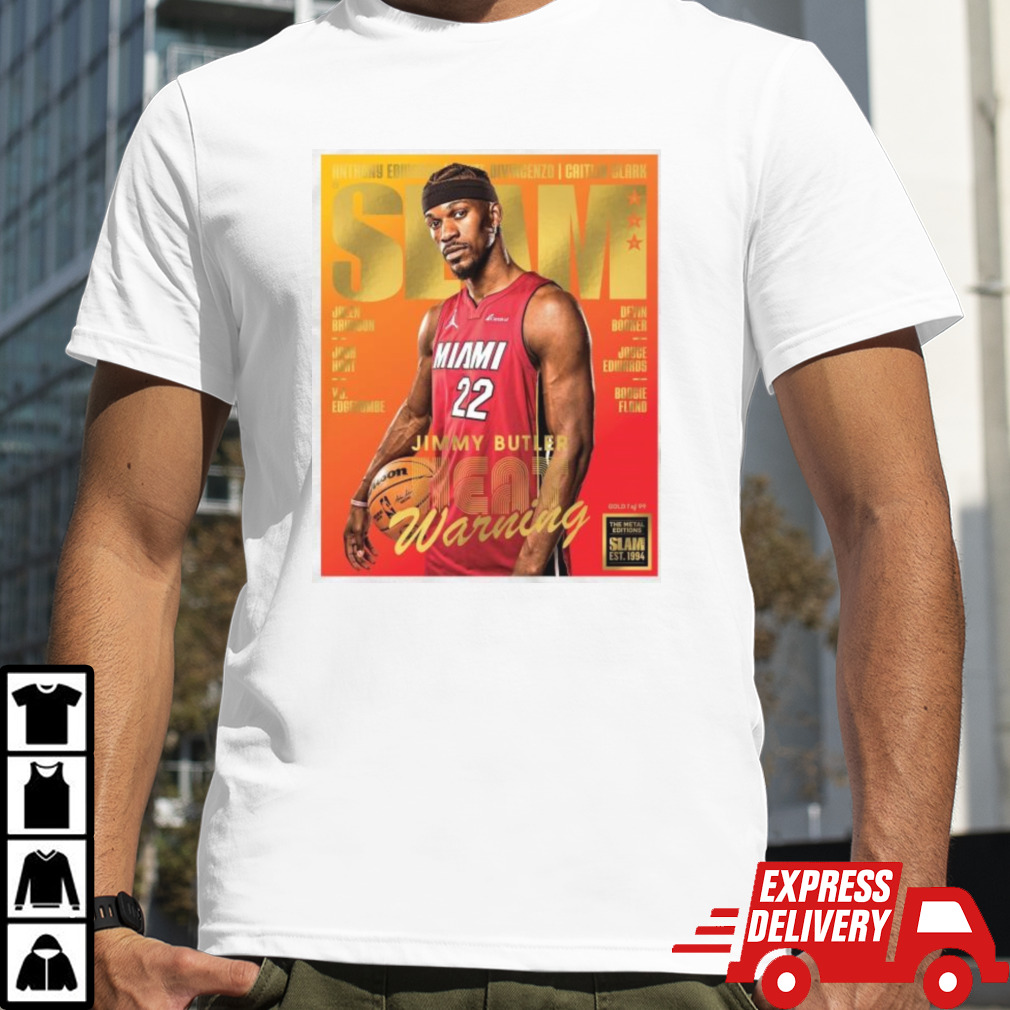 SLAM Jimmy Butler Miami Heat Warning Shirt