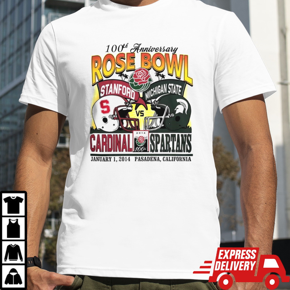 Stanford Vs Michigan 100th anniversary State Rose Bowl shirt