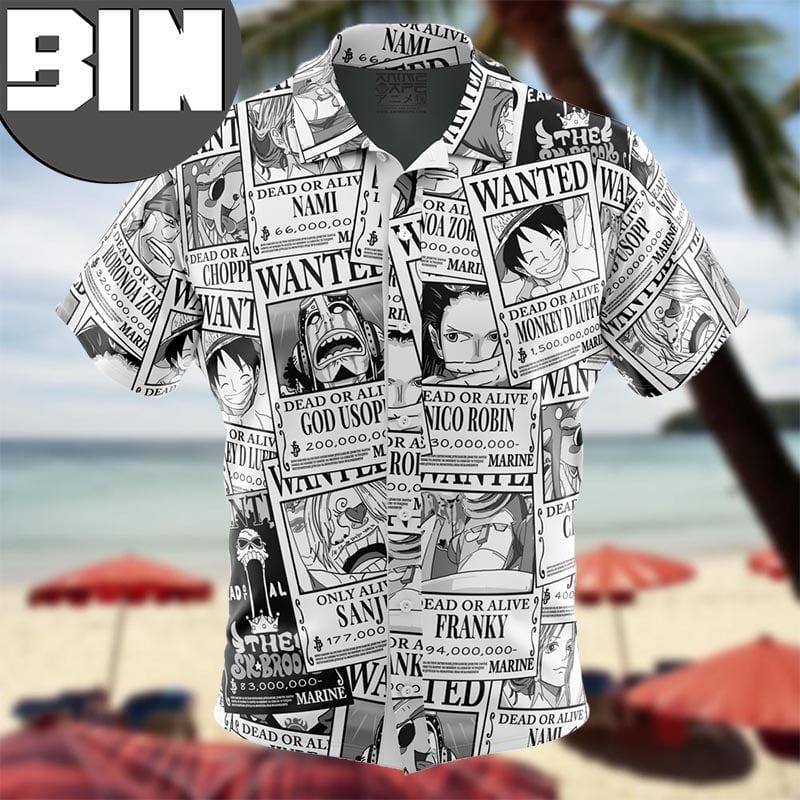 Aloha Strawhat One Piece Anime Hawaiian Shirt