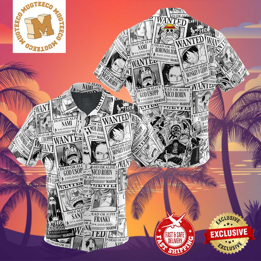 Aloha Strawhat One Piece Summer 2024 Hawaiian Shirt For Family