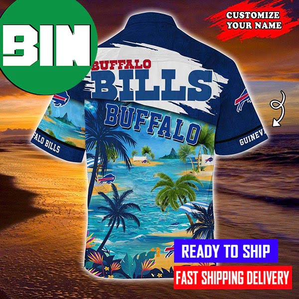 Aloha Summer Buffalo Bills NFL Customized Hawaiian Shirt