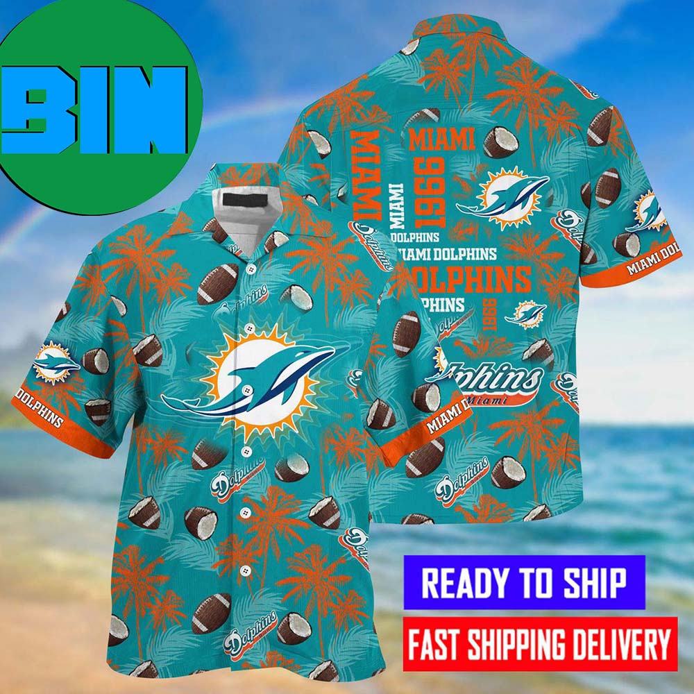 Aloha Summer Miami Dolphins NFL Hawaiian Shirt 3759