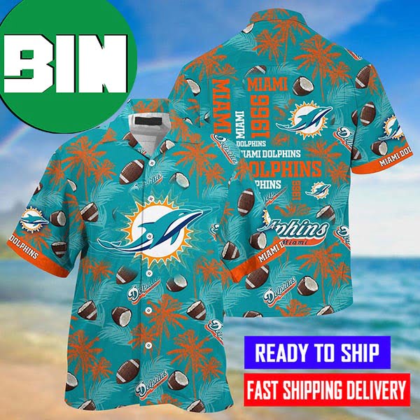 Aloha Summer Miami Dolphins NFL Hawaiian Shirt