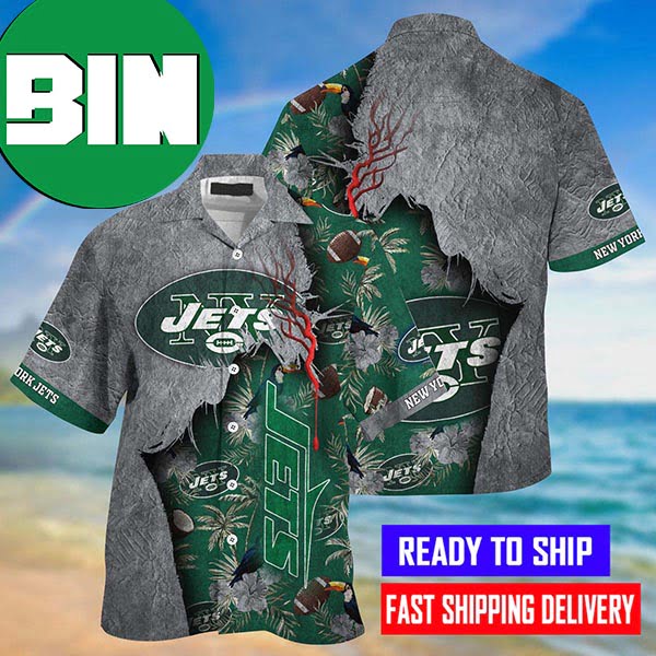 Aloha Summer York Jets NFL Hawaiian Shirt