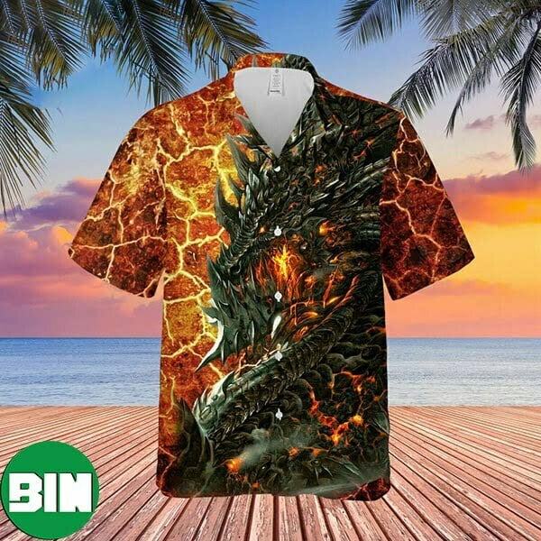 Amazing Dragon Lava Summer Hawaiian Shirt