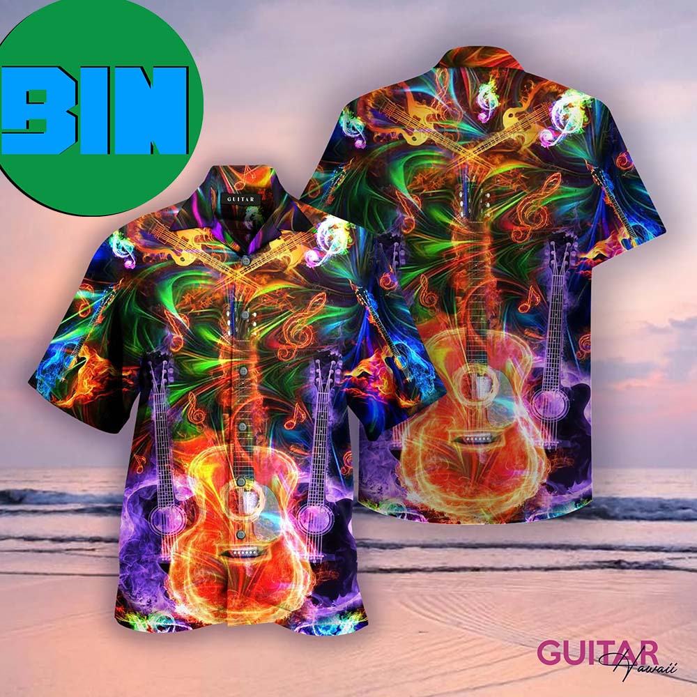 Amazing guitar Hawaiian Shirt 3636s
