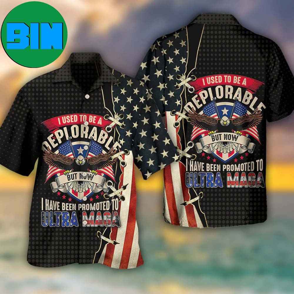 America I Used To Be A Deplorable Summer Hawaiian Shirt