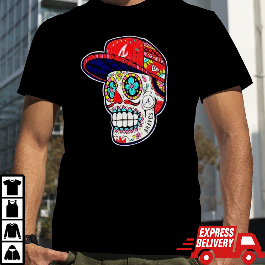 Atlanta Braves sugar skull shirt