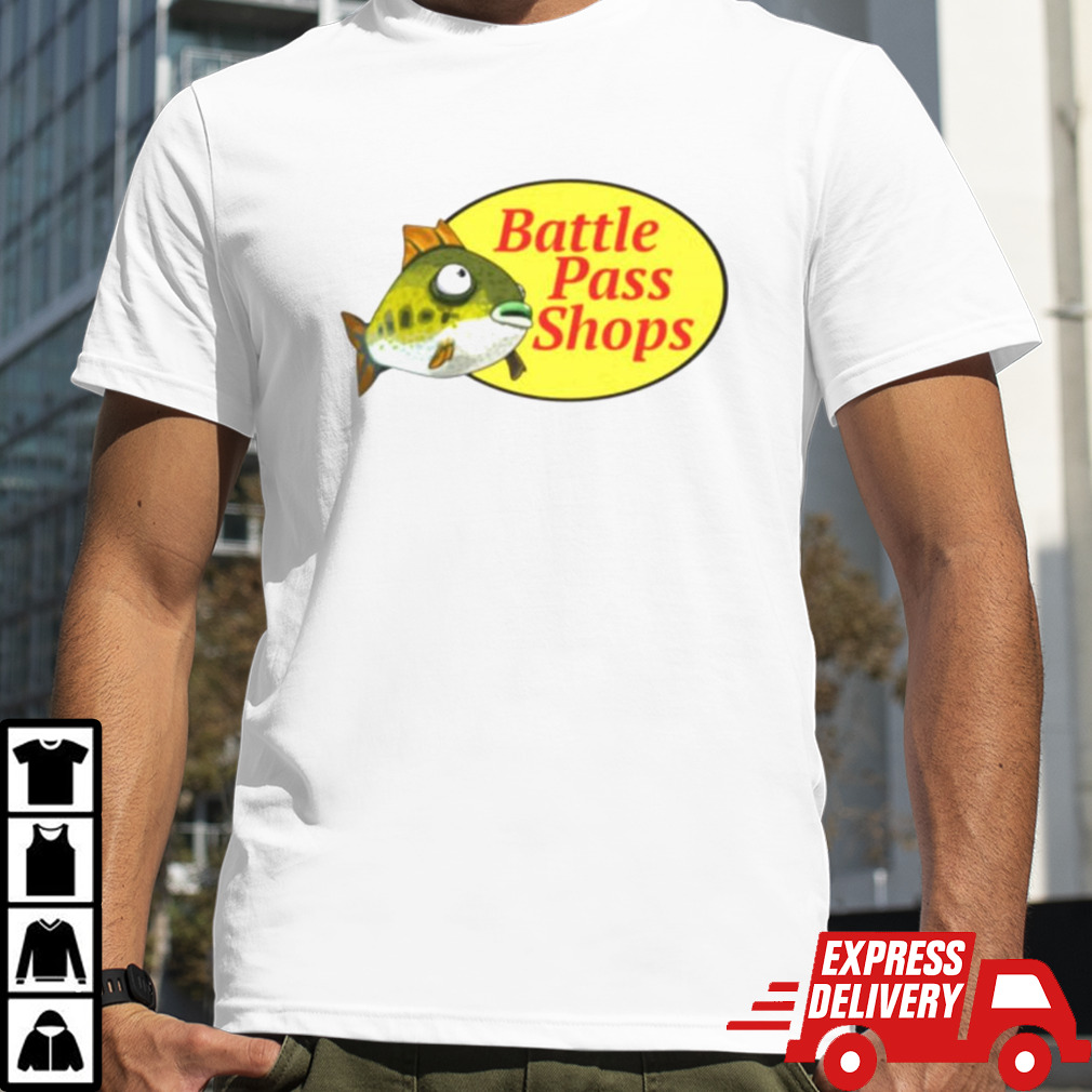 Battle pass shops logo shirt