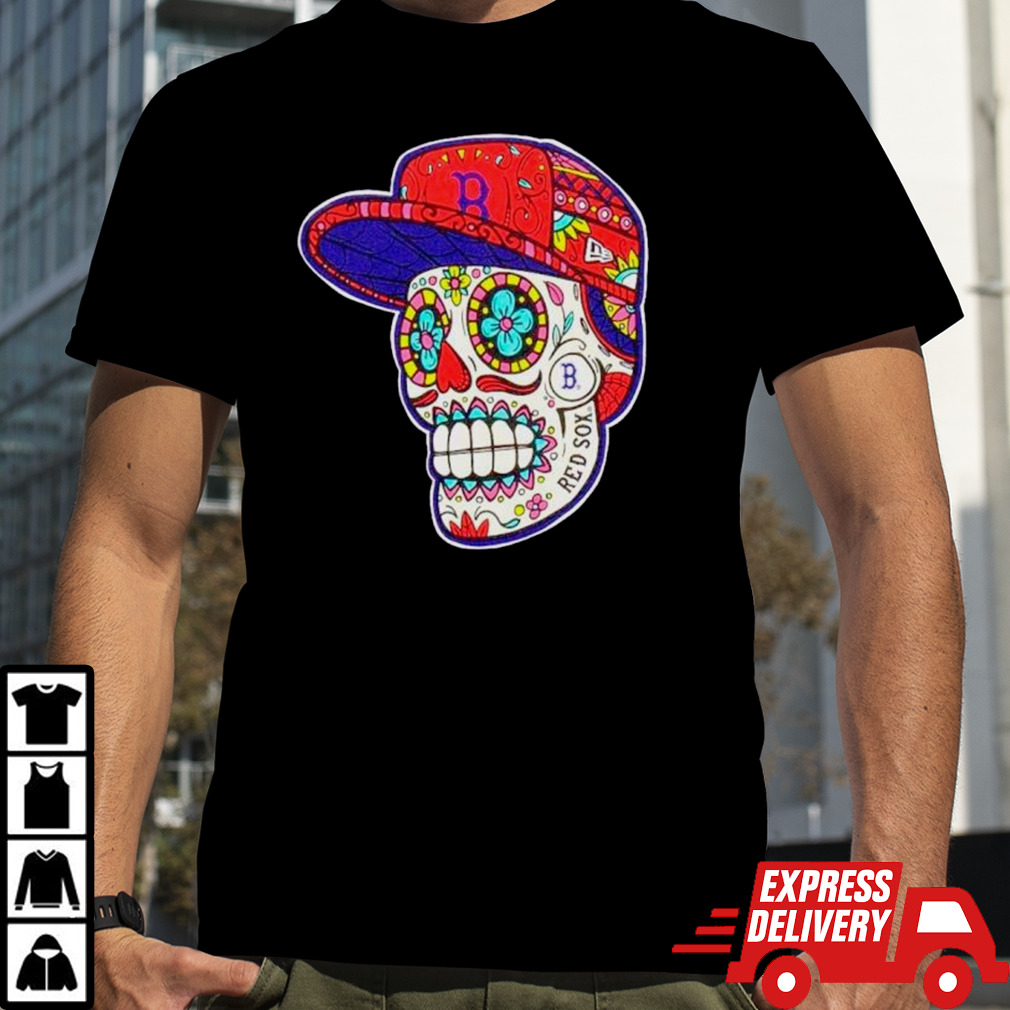 Boston Red Sox sugar skull shirt