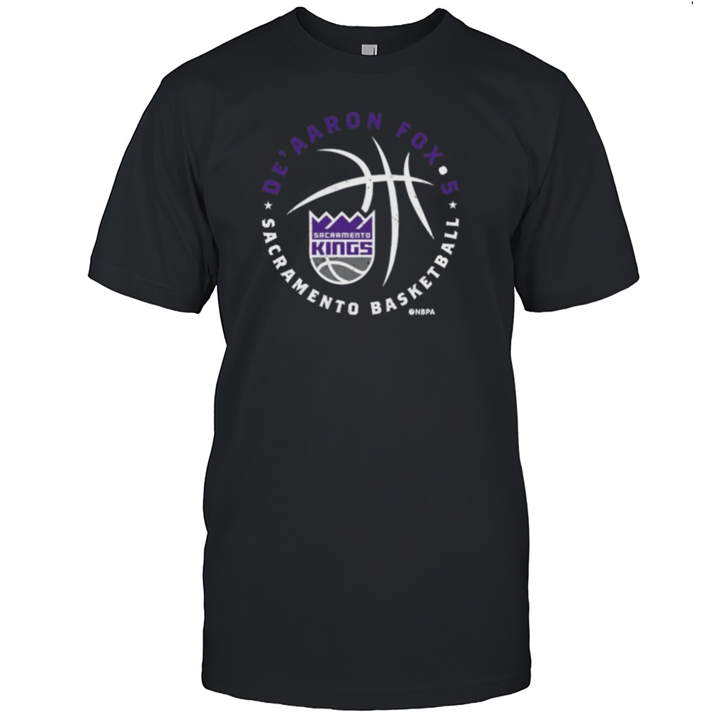 De’Aaron Fox Sacramento Kings Player Ball shirt