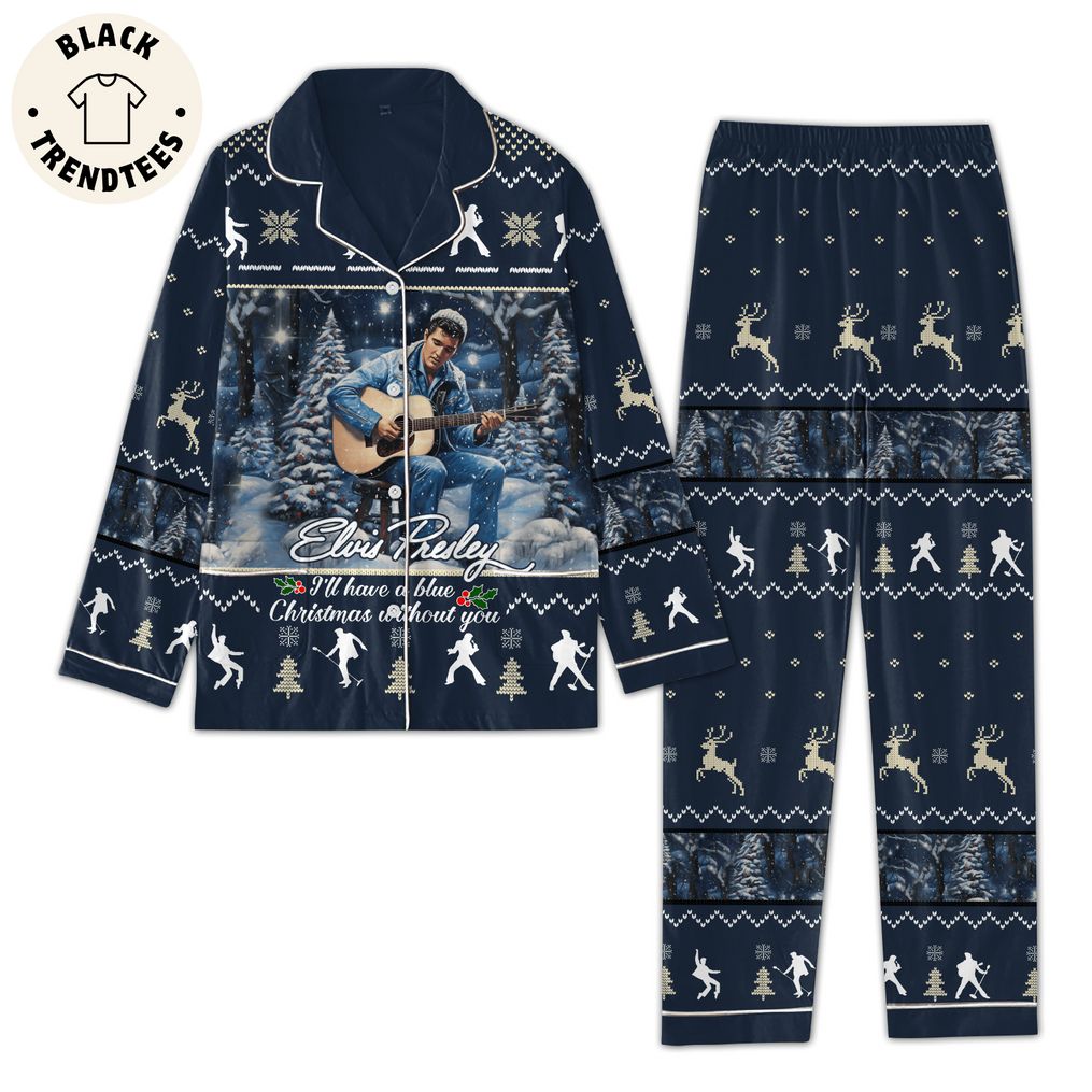 Elvis Presley Christmas Design Pijamas Set