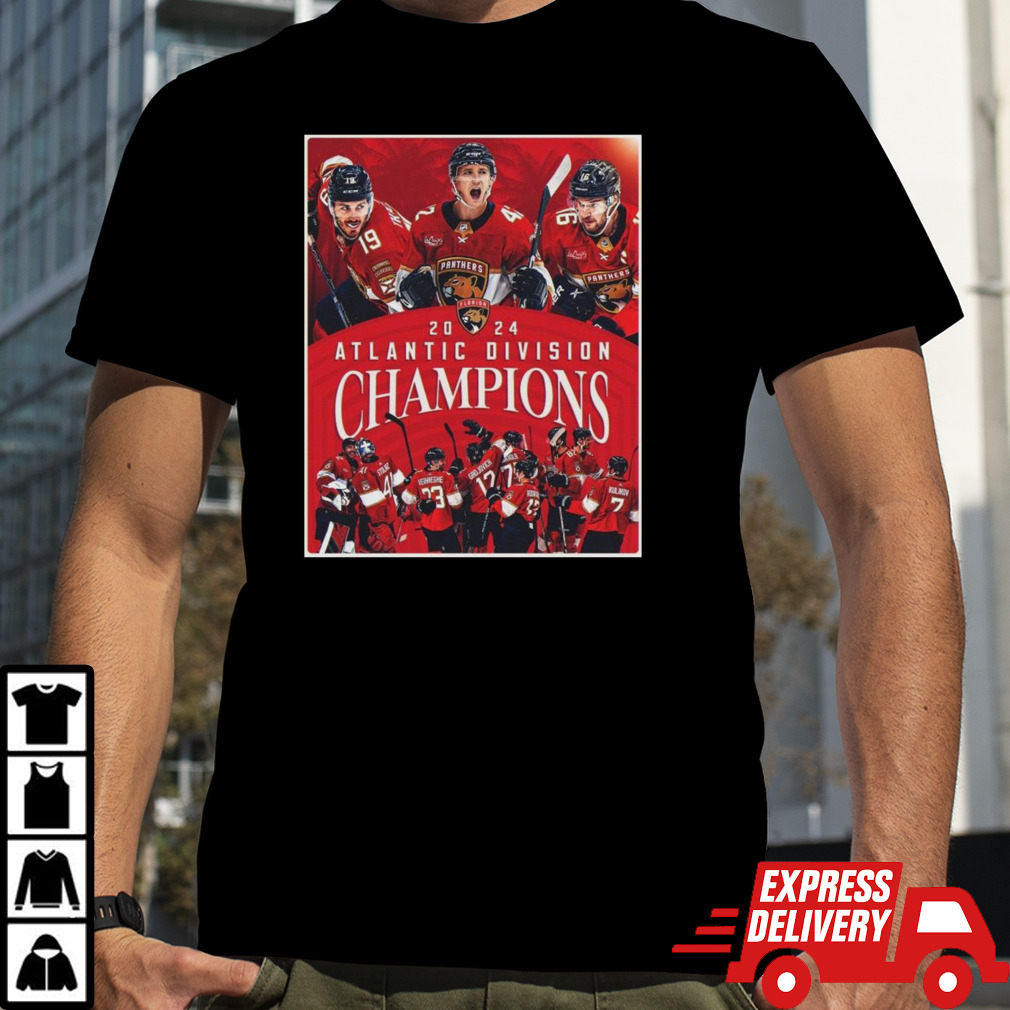 Florida Panthers Is NHL Atlantic Division Champions 2024 Poster Shirt