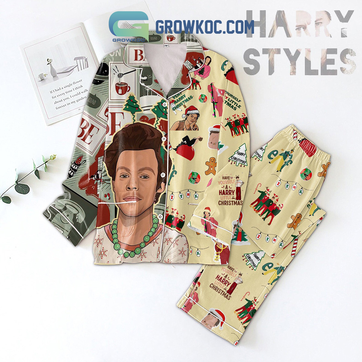 Harry Styles Have Yourself A Harry Little Christmas Pajamas Sets