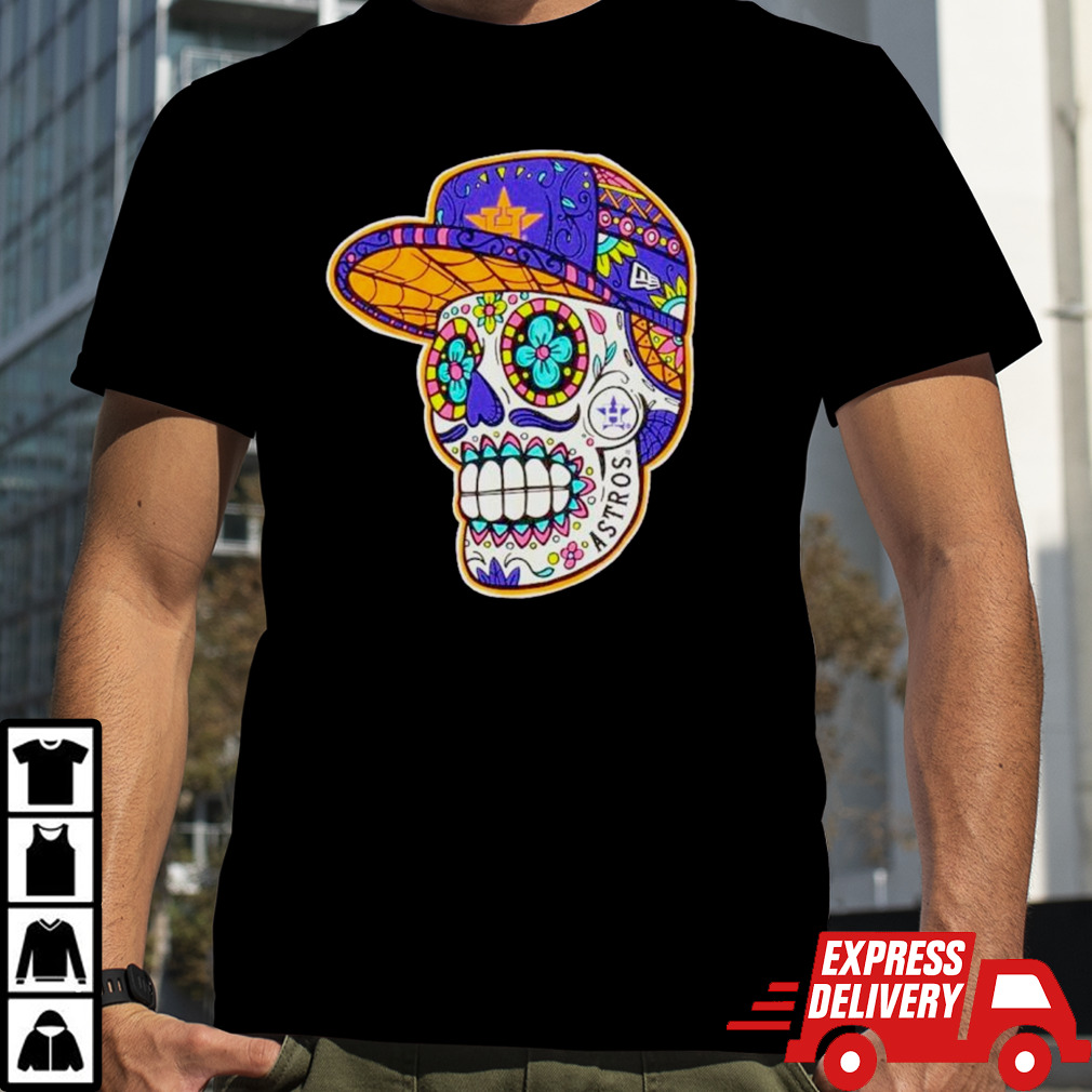 Houston Astros sugar skull shirt