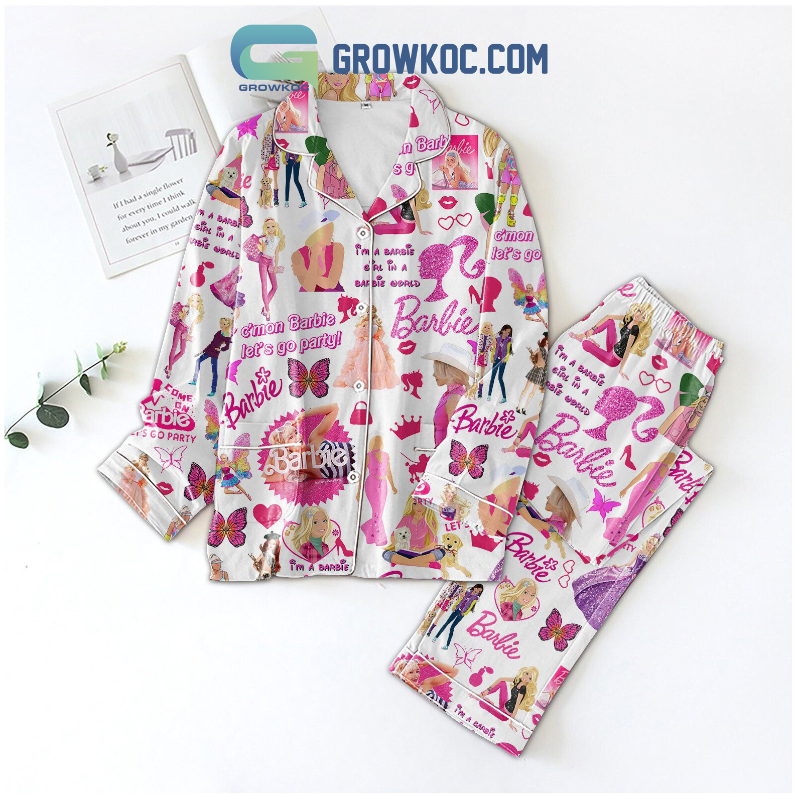 Is'm A Barbie Girl In A Barbie World Pajamas Sets