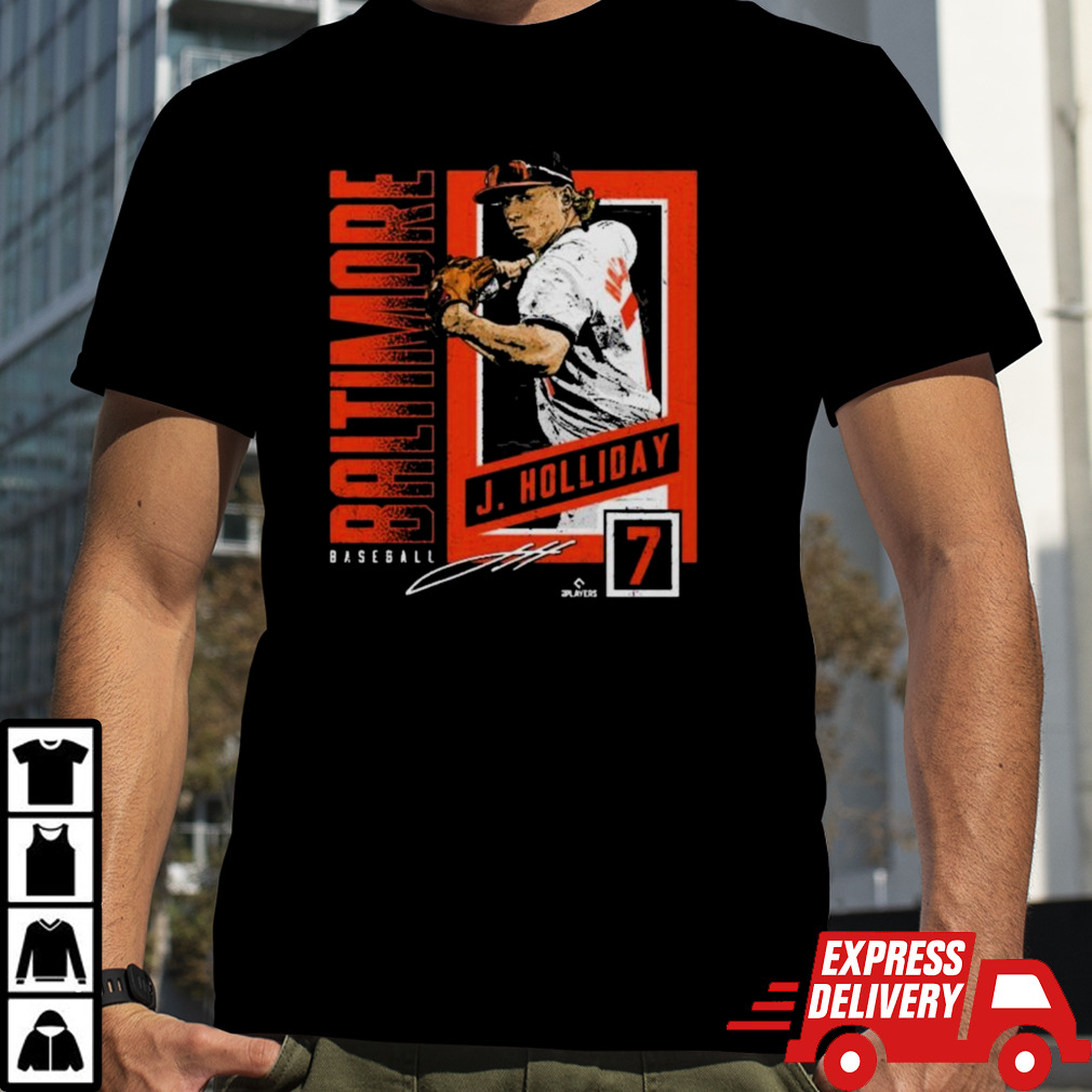 Jackson Holliday Baltimore Orioles Card Style Shirt