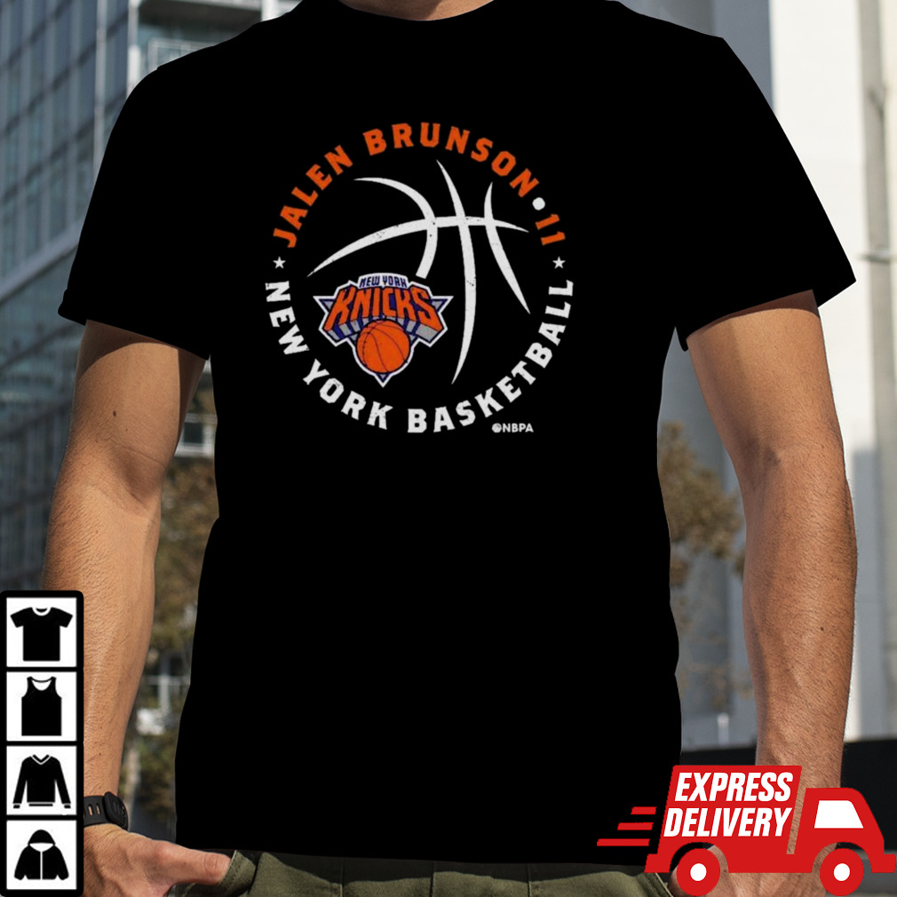 Jalen Brunson New York Knicks Player Ball shirt