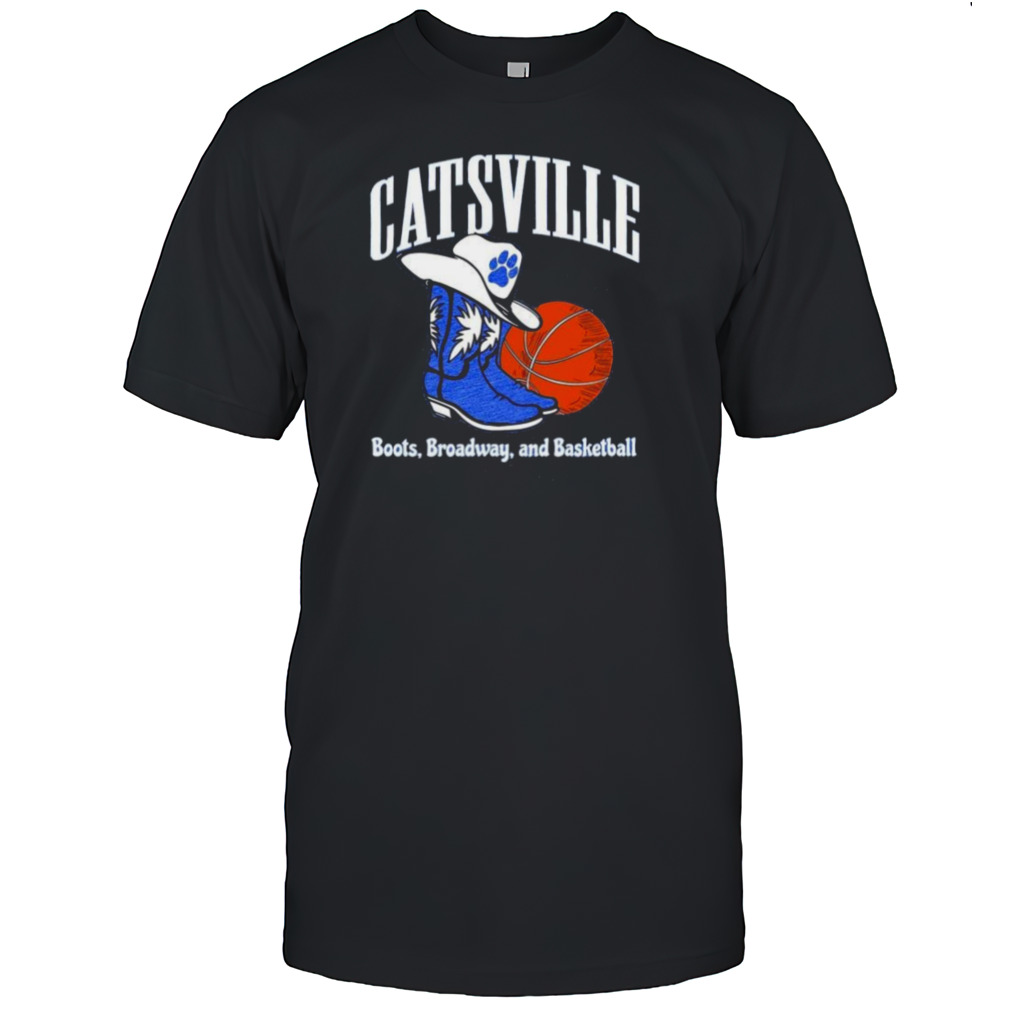 Kentucky Catsville Boots on Broadway Basketball Shirt