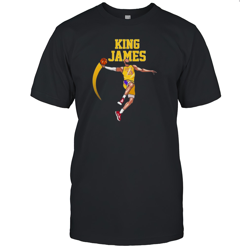 King James Basketball Player Los Angeles Lakers NBA shirt