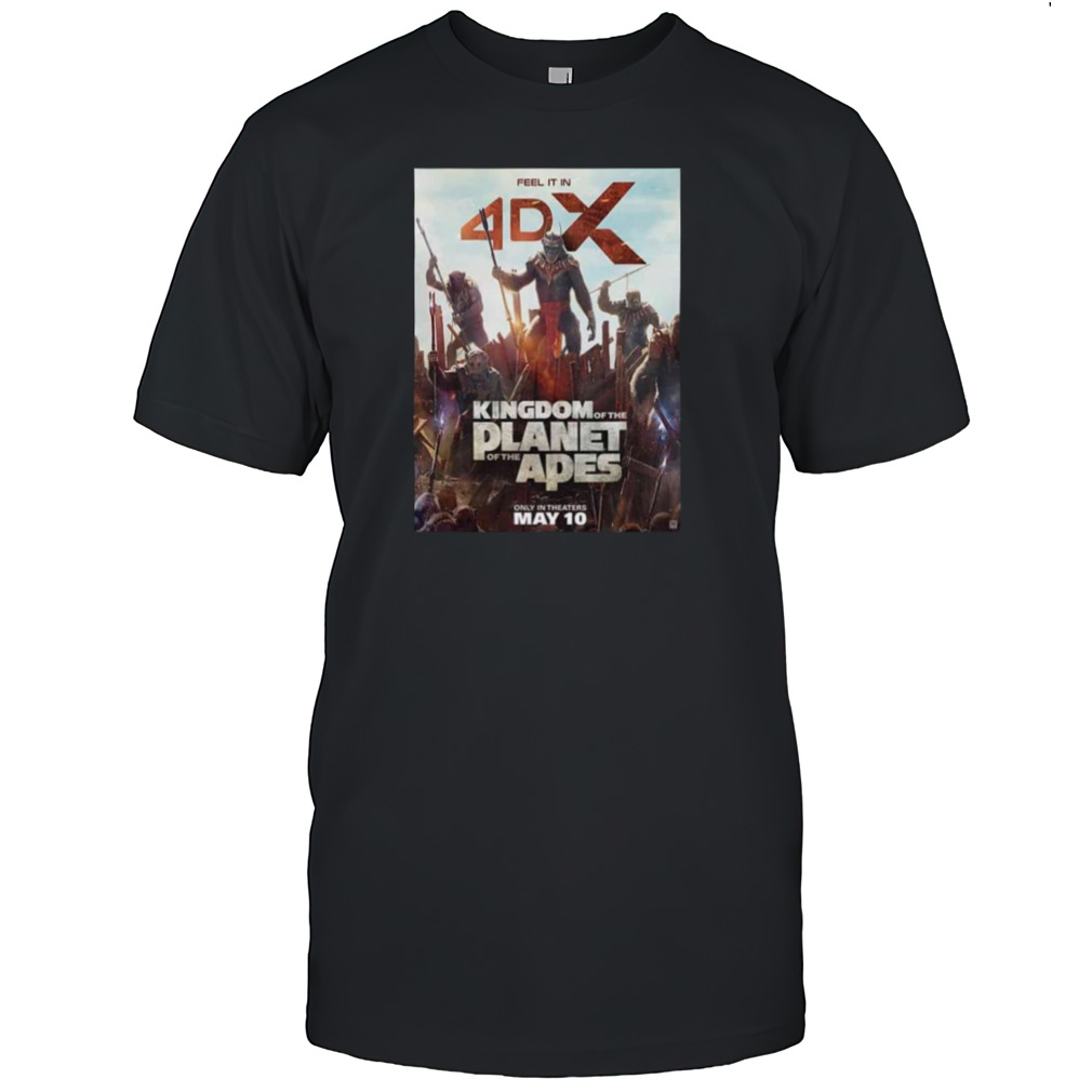 Kingdom Of The Planet Of The Apes Releasing In Theaters On May 10 T-shirt