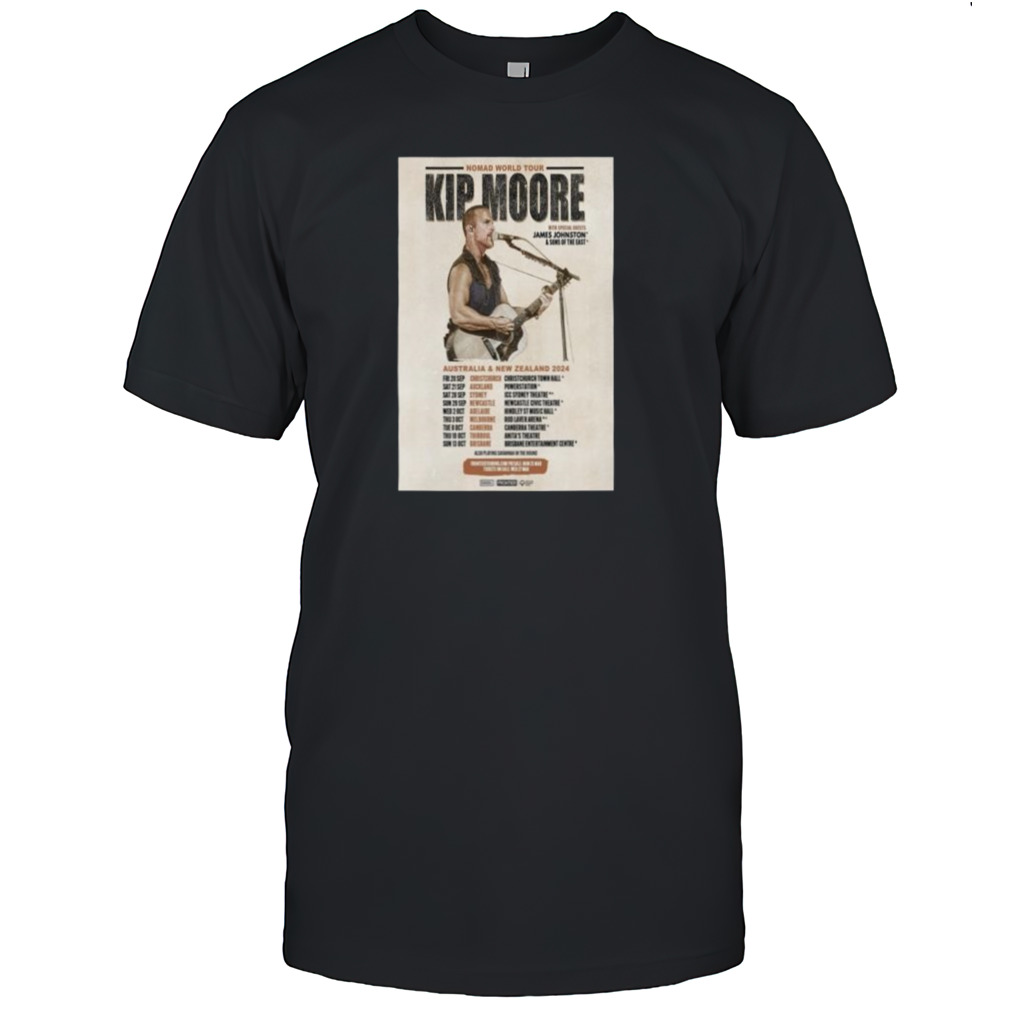 Kip Moore Australia And New Zealand Tour 2024 Shirt
