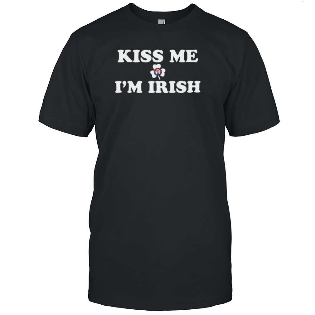 Kiss Me I’m Irish Texas Rangers St Patrick’s Day Shirt