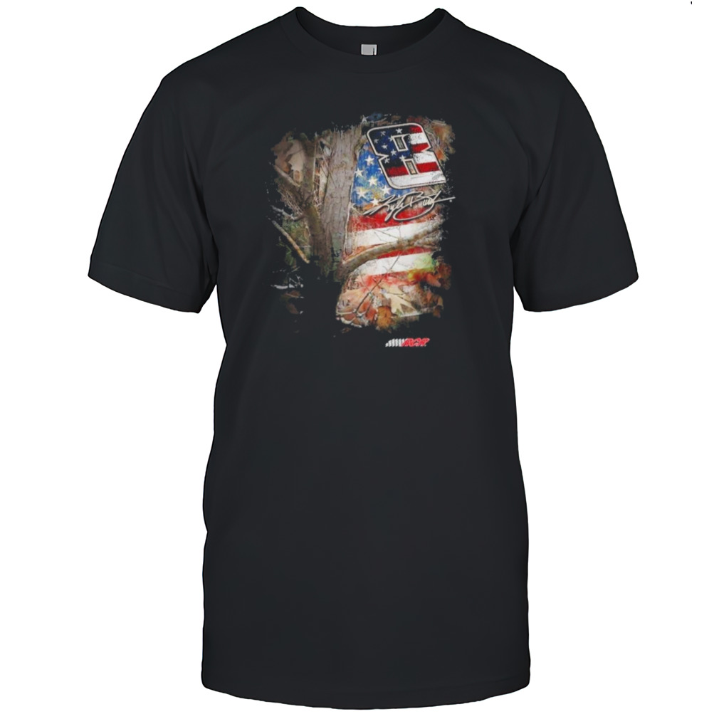 Kyle Busch Richard Childress Racing Team Collection Camo Patriotic 2024 T-shirt