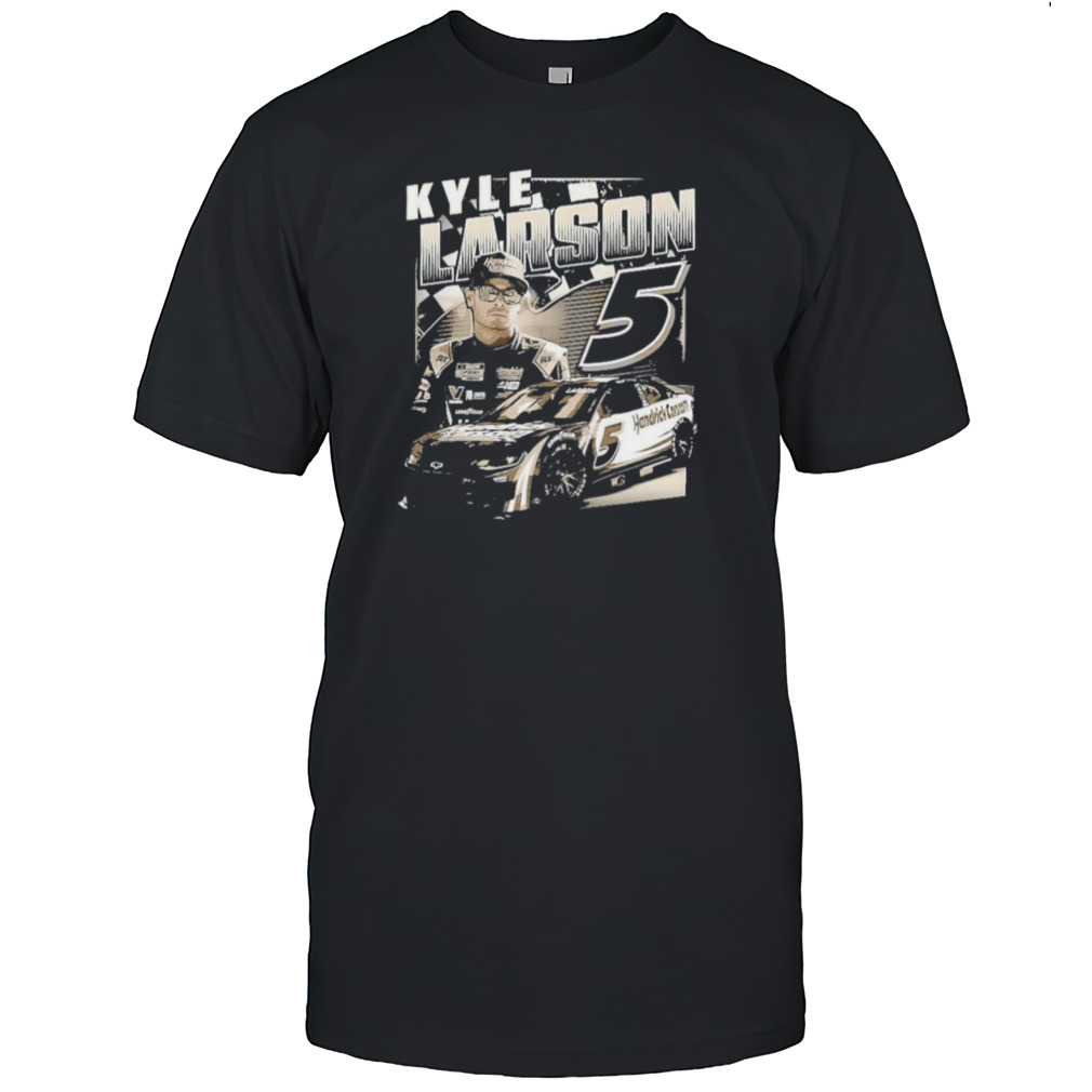 Kyle Larson Hendrick Motorsports Team Collection Black Burnout T-shirt