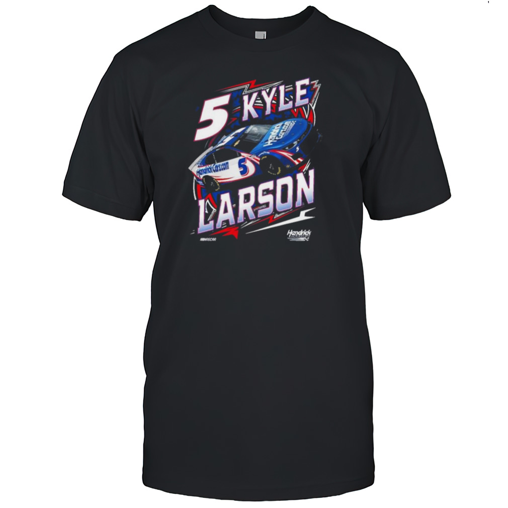 Kyle Larson Hendrick Motorsports Team Collection Navy HendrickCarss.com Car T-shirts
