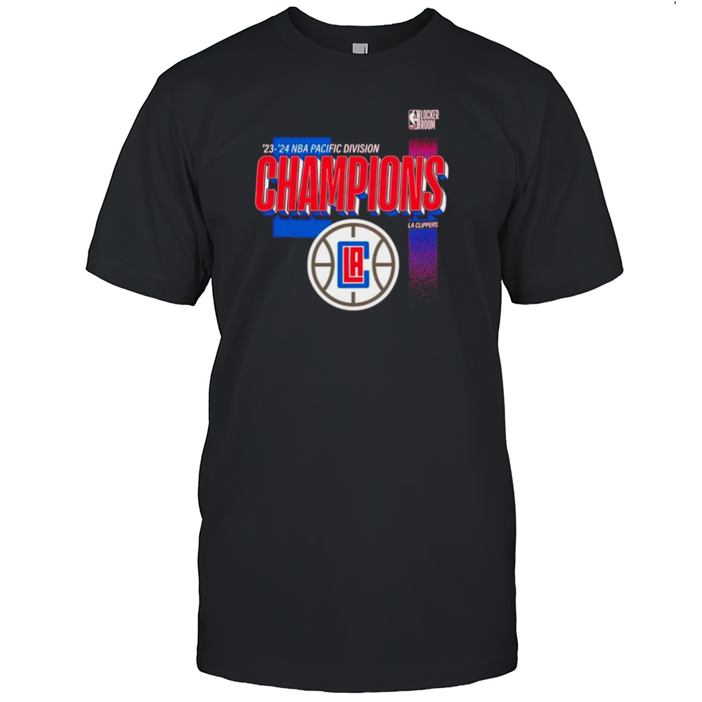 LA Clippers 2024 Pacific Division Champions Locker Room shirt