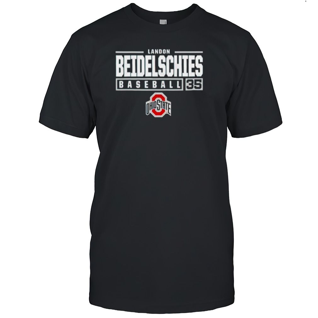 Landon Beidelschies 35 Ohio State Buckeyes baseball shirt