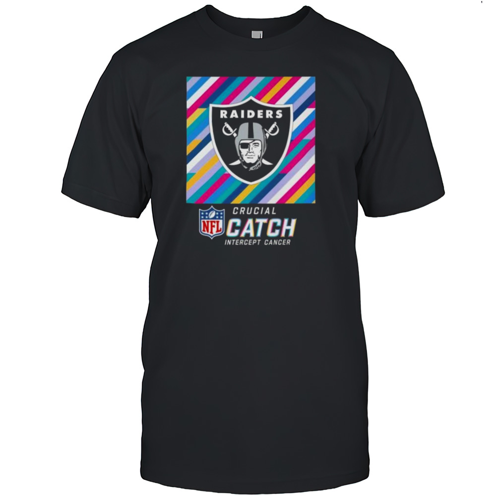 Las Vegas Raiders NFL Crucial Catch Intercept Cancer Shirt