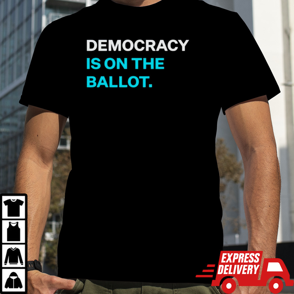 Marc E. Elias Democracy is on the ballot shirt