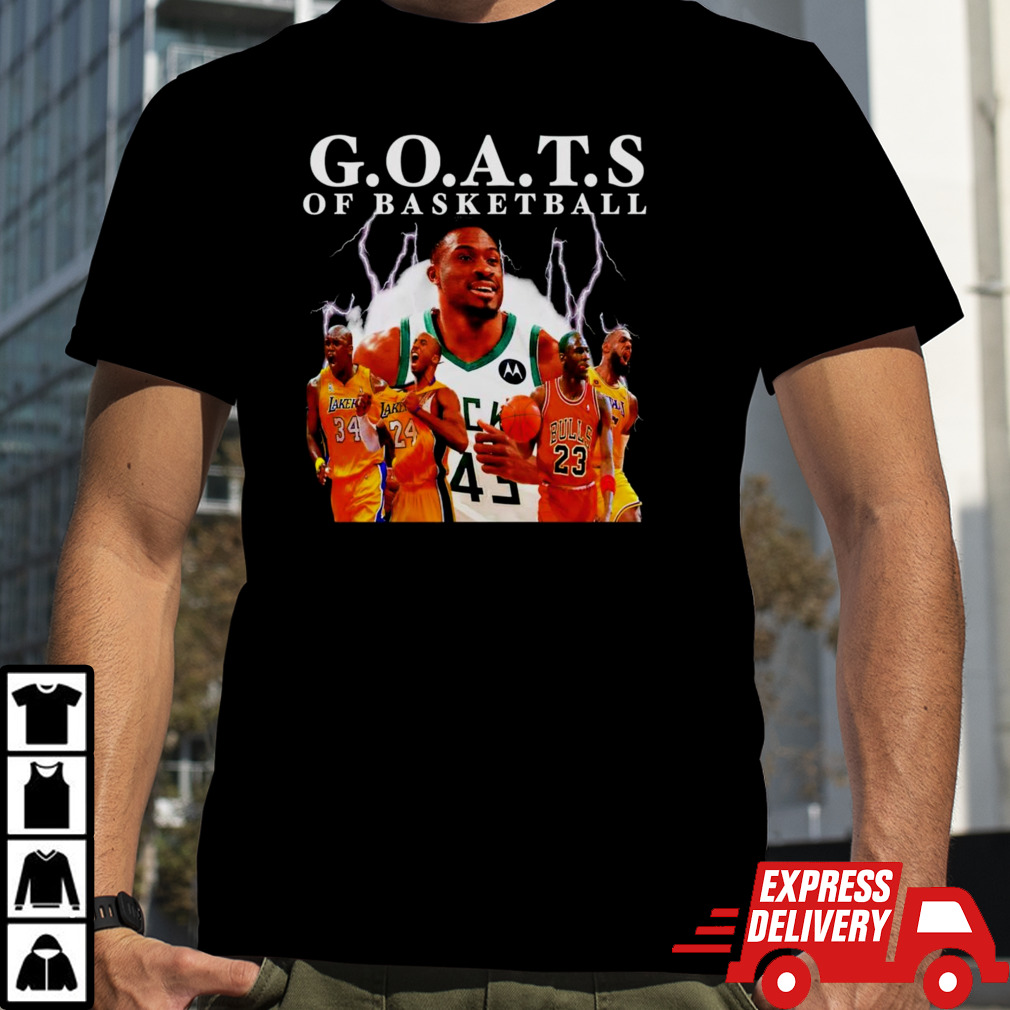 NBA players goat of basketball shirt