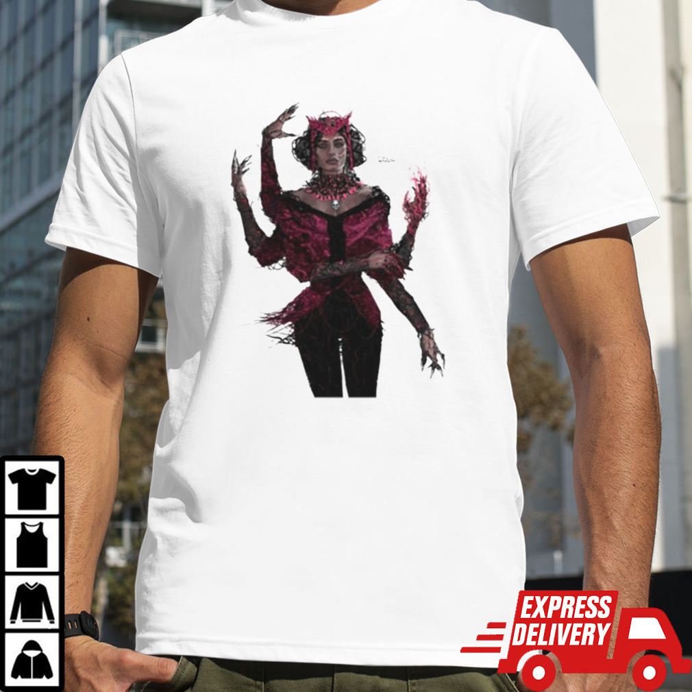 The Scarlet Witch Raza T-shirt