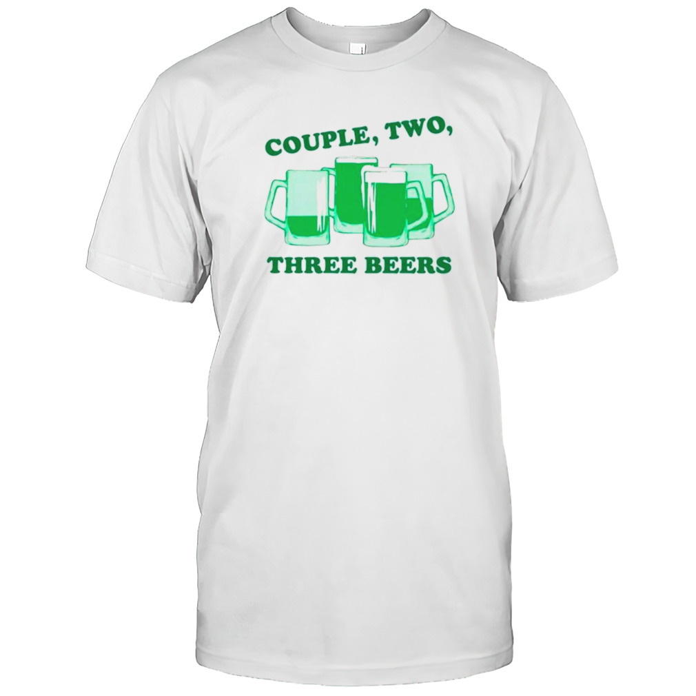 Couple two three green beers Minnesota shirt
