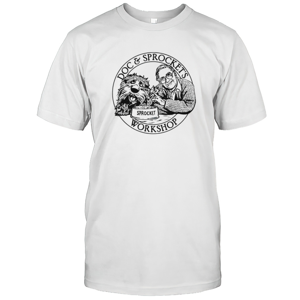 Fraggle Rock Doc and Sprockets workshop shirt