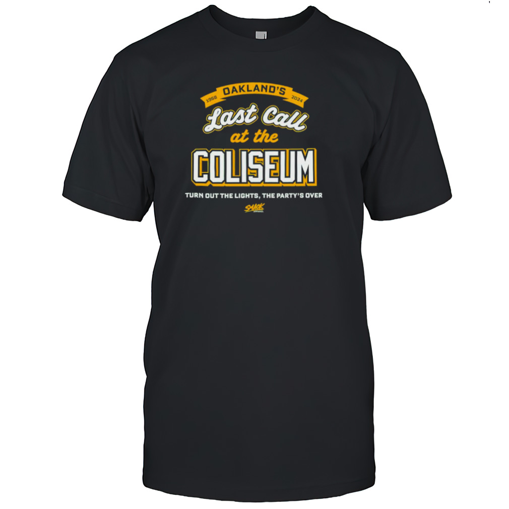 Last call at the Coliseum for Oakland’s baseball shirt