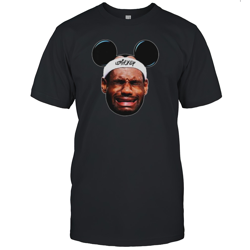 LeBron James Crying Meme Disney LeMickey Bubble Championship Lebron Hater Graphic Shirt