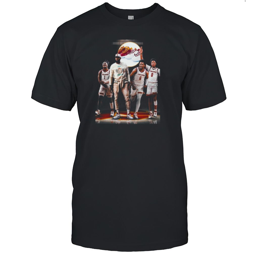 LeBron James Gifted The Whole USC Trojan Basketball Team Their Own Exclusive LeBron 21s Shirt