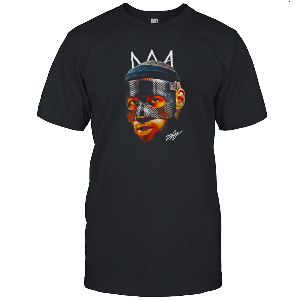 Lebron James Mask Masked Lebron Basketball Graphic Design King James Signature Shirt
