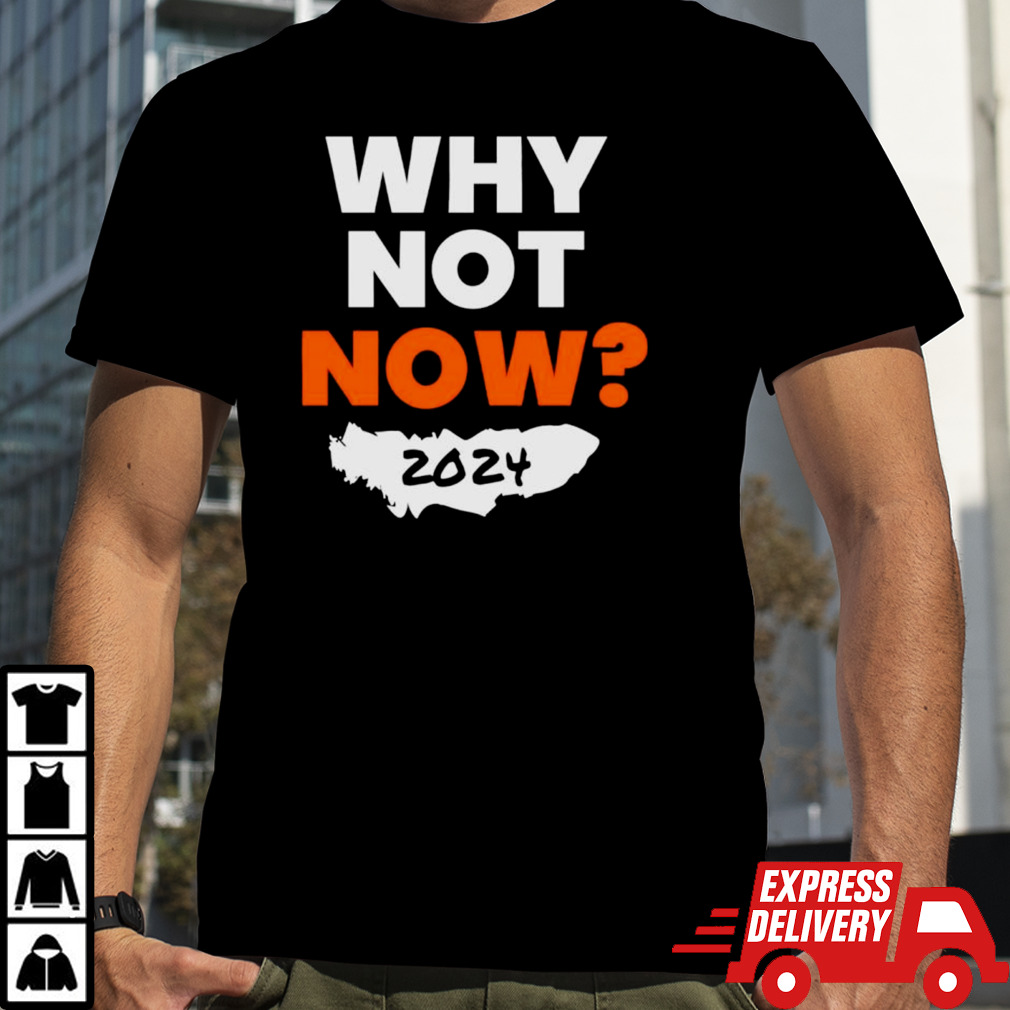 New York Knicks Basketball why not now 2024 shirt