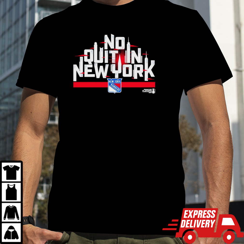 No quit in New York Rangers NHL shirt