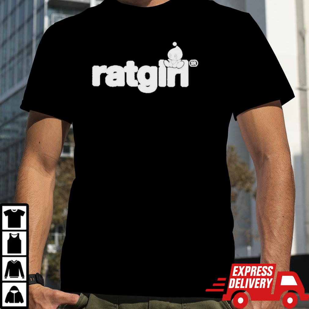 Ratgirl chao black and white shirt